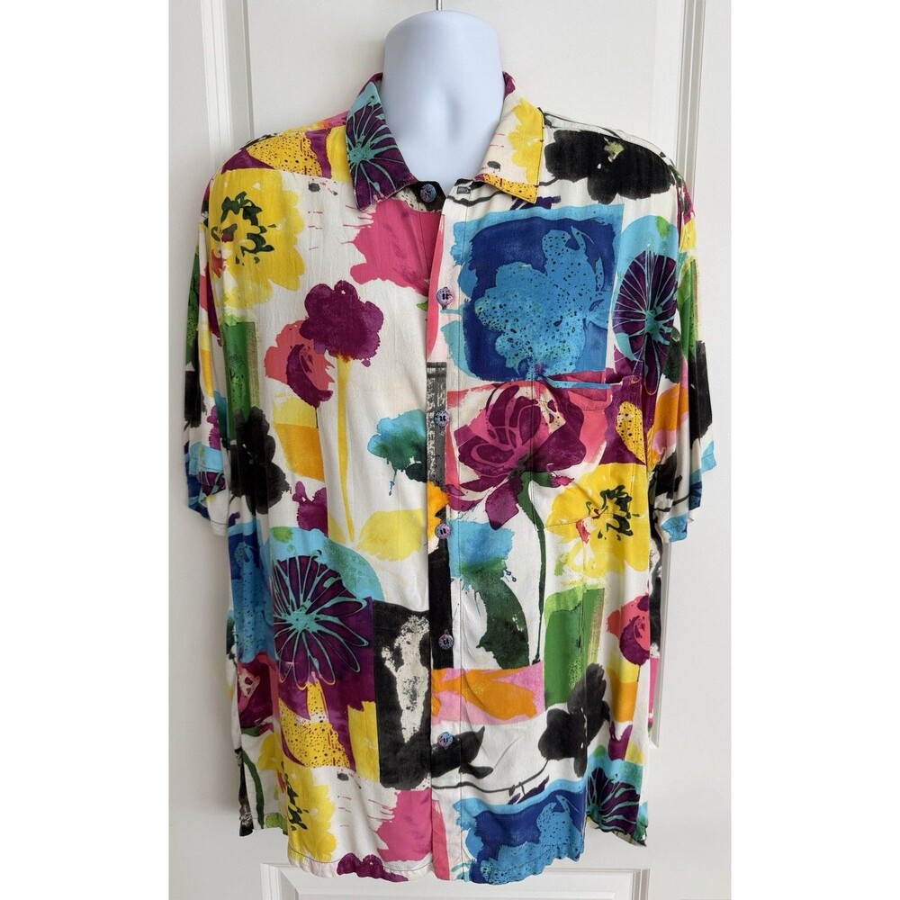 Jams World Men’s Hawaiian Aloha Shirt, XL/Large, Good Condition